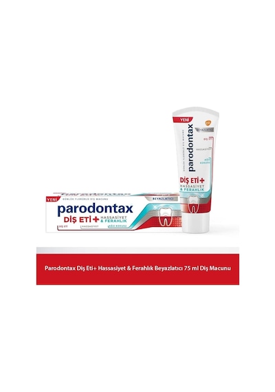 Parodontax Diş Eti + Hassasiyet &amp Beyazlatıcı Diş Macunu 75 Ml Ağız Kokusu Önleyici