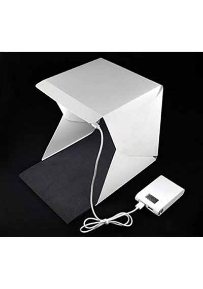 Triline Mini Stüdyo Led Işıklı Ürün Fotoğraf Çekim Çadırı Pratik Katlanabilir - 40x40