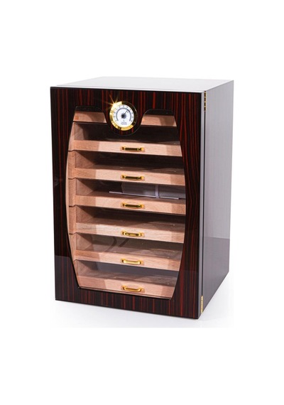 La Rioja 7 Çekmeceli Sedir Humidor Puro Kutusu - Tr6723