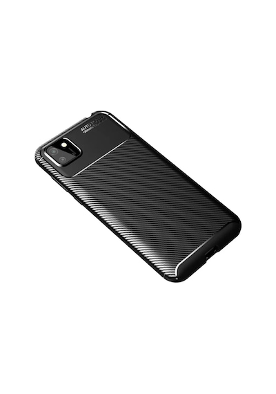 Newface Huawei Y5p Kılıf Auto Focus Karbon Kapak - Siyah