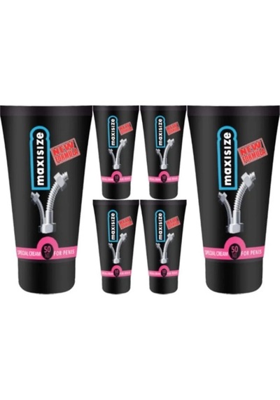 Maxsize Maxi Size Cream Erkeğe Özel 50 Ml 6 Adet G.ç Krem
