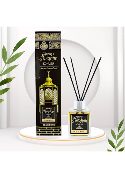Makamı İbrahim - Bambu Çubuklu Ortam Kokusu 100 Ml. Amber - Anti-Stres - Bahçe Gülü - Beyaz Sabun - Pudra - Sandal Ağacı - Yasemin