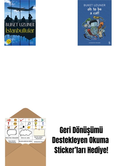 İstanbullular + Oh To Be A Cat + Okuma Sticker'ları