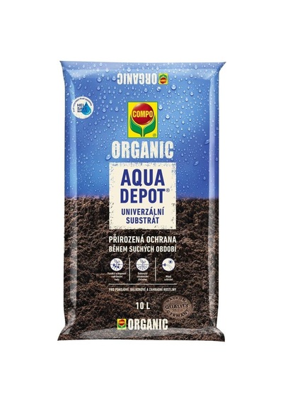 Compo 6637 Organic Aqua Depot Evrensel Toprak 10 L 10 KG