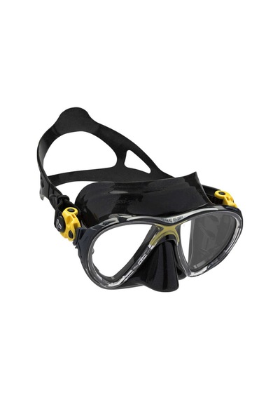 Albashop Cressi Big Eyes Evolution Dalış Maskesi Black-Yellow