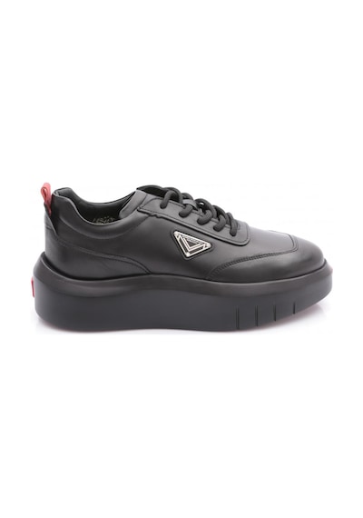Dgn 19551 Erkek Casual Ayakkabi Siyah Antik