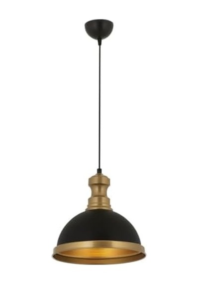 Siyah Kaplama Modern Avize E27 Metal 29cm Diğer