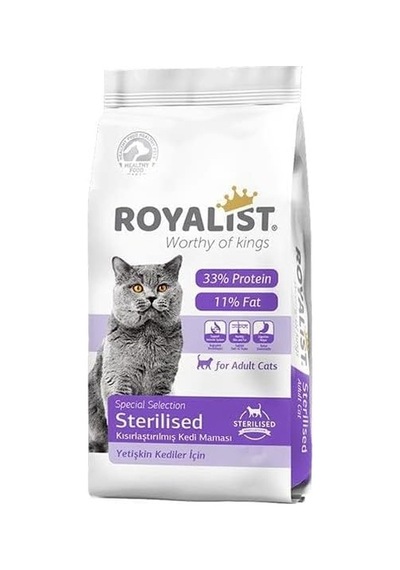 Premium Sterilised Somonlu Kısırlaştırılmış Kedi Maması 2 Kg