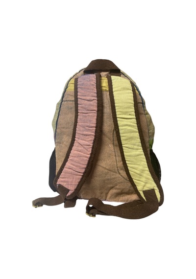 Old Cotton Cargo Kaliteli Tek Bölmeli Vintage Disayn Günlük Gezi Okul Sırt Çantası North Dakato Bag Brand 30x43cm Sarı
