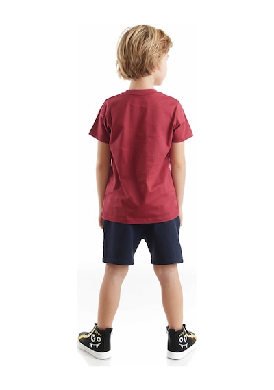 Denokids Süper Güçlü Erkek Çocuk T-shirt Şort Takım Çok Renkli