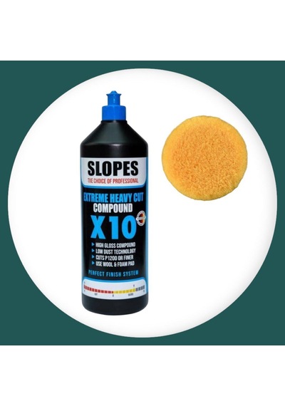 Slopes X10 Agresif Çizik Çıkarıcı Pasta 1lt -agresif Keçe
