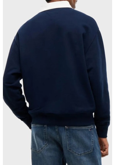 Tommy Jeans Logolu Pamuklu Regular Fit Düğmeli Polo Yaka Sweat Erkek Sweat Dm0dm23586 C1g Lacivert Tommy Jeans Logolu Pamuklu Regular Fit Düğmeli Polo Yaka Sweat Erkek Sweat Dm0dm23586 C1g Lacivert