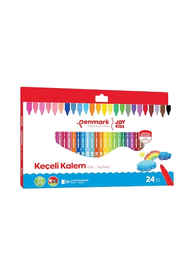 Penmark Süper Yıkanabilir Keçeli Kalem 24&apos Lü Hs