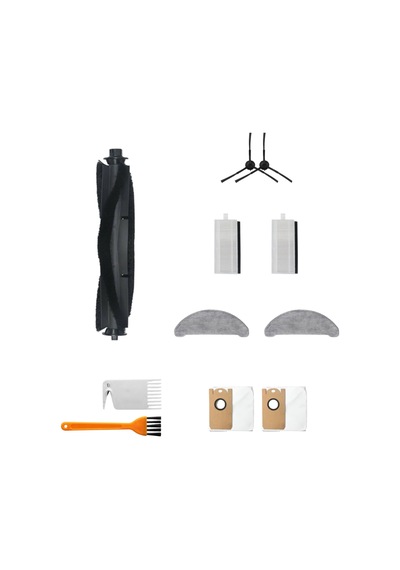 Asgard Grup Viomi S9-m7 Pro-m7 Max-m8 Pro İle Uyumlu 1 Ana Fırça, 2 Filtre, 2 Siyah Yan Fırça, 2 Mop, 2 Toz Torbası 2 Tarak Pkt-asgs000201