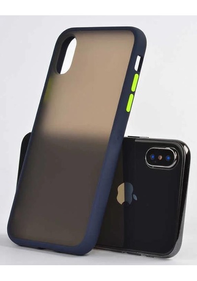 Apple Uyumlu iPhone Xs Max 6.5 Mat Airbag El İzi Yapmayan Kaliteli Kılıf Siyah -