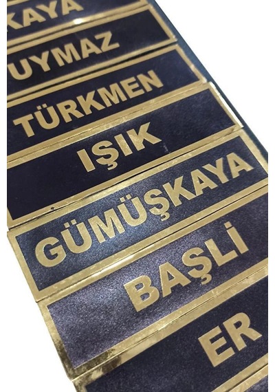 Pvc Jandarma Asayiş İsimlik -