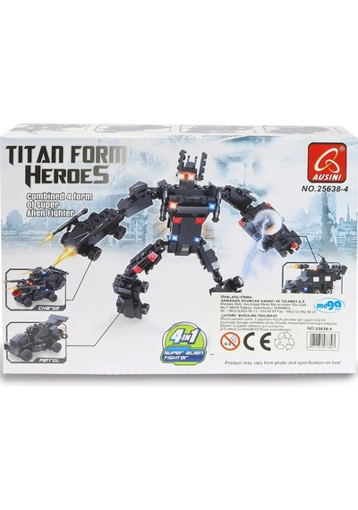 Ausini Titan Form Heroes-4 Lightning Speed 82 Parça