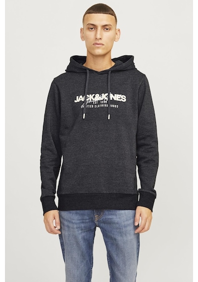 Jack & Jones Jjalvıs Sweat Hood Siyah12256848 001