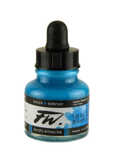 Dr Fw Acrylic Artist Ink 29.5Ml Cam Şişe Turquoise 145