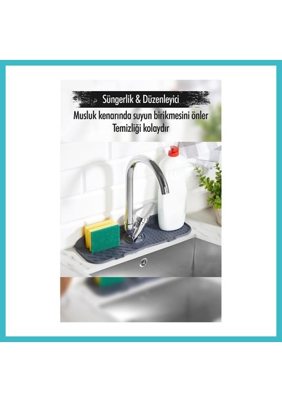 Bezos Silikon Lavabo Matı 13 36 Cm Dfnbez Çok Renkli