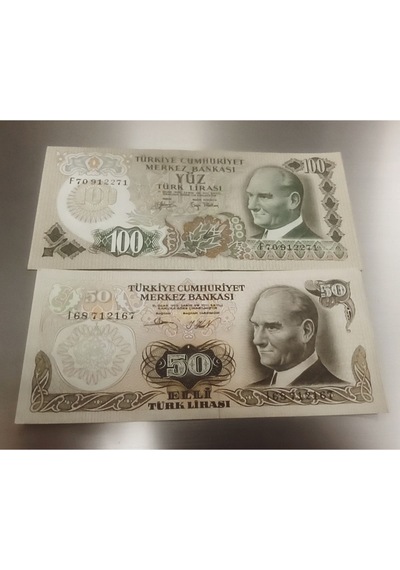 6. Emisyon 50 Ve 100 Türk Lirası Ça