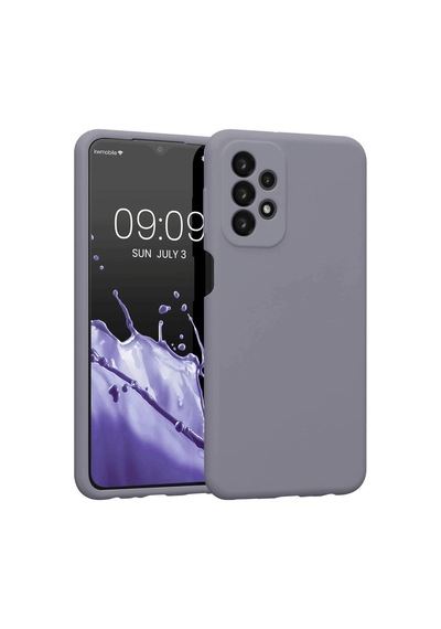Samsung Galaxy Uyumlu A23 4g Kılıf First Silikon - Gri Çr