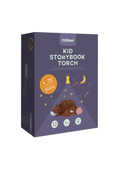 Mideer Masal Projektörü 4ü 1 Arada Kids Storybook Torch