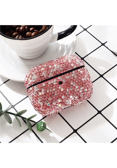 Kilifone - Apple Uyumlu AirPods Pro - Kılıf Diamond Silikon Kılıf - No7