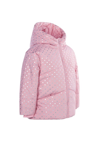 Civil Girls Puantiye Baskılı 6-9 Yaş Mont - Pembe