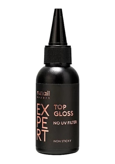 Runail Expert Top Gloss Uv Filtresiz Yapışkan Katsız 50ml 117
