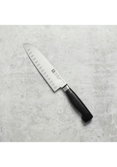 Starsantoku Bıçağı 18 Cm Oluklu Kenar Çok Renkli
