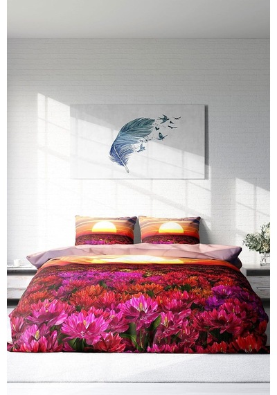 Çift Kişilik Pamuk Saten Nevresim Takımı Sunset, Monohome59781 Diğer