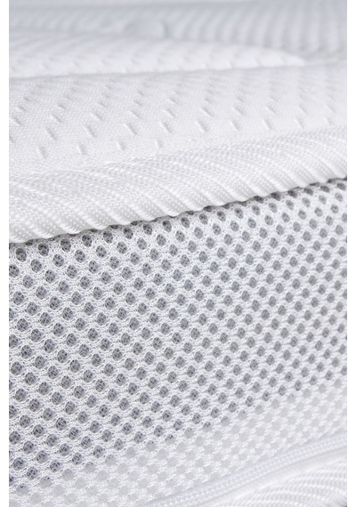Topper 2.7 - Serinletici Soğuk & Tencel Kılıflı Nano Paket Yaylı Visco Yatak Pedi - Yıkanabilir Beyaz