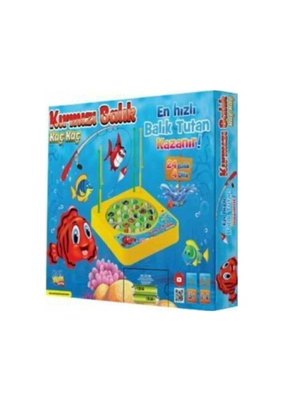 Kayyum Pilli Müzikli Balık Yakalama - Tutma Oyunu 24 Balıklı