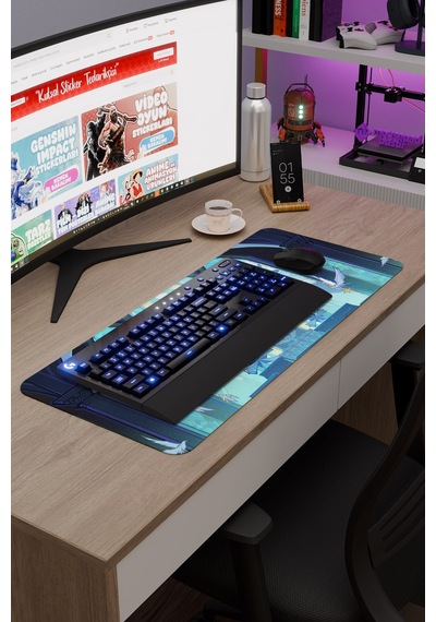 Venti Genshin Impact Anime Gacha V3 - 70x30 Xl Gaming Mouse Pad Fare Altlığı