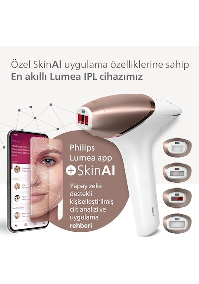 Lumea 9900 Serisi Brı951/03 Ipl Tüy Alma, Skinaı,vücut,yüz,koltuk Altı,bikini,4 Başlık,çanta