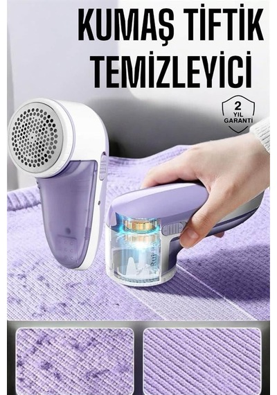 Tiftik Temizleme Makinesi Usb Şarjlı Tüy Toplayıcı Kablosuz - Lisinya Altın