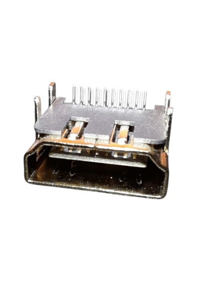 5 Adet - 19 Pin Hdmı Dişi Arayüz Tabanı Altın Kaplama Pcb Montajı İçin 90 Derece