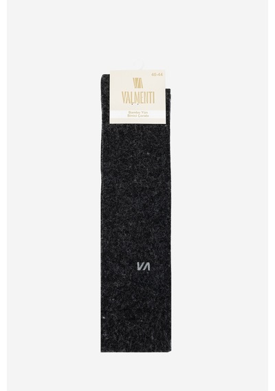 Valmenti Kadın Tekstil Gri Binici Çorabı Çorap 1069 1501 Bn Bınıcı Corap 36-40 Grı/sıyah Gri