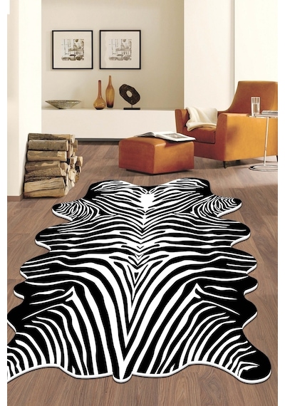 West Home Dijital Baskı Yıkanabilir Kaymaz Taban Post Halı Salon Halısı Mutfak Halısı Wh 174 Black