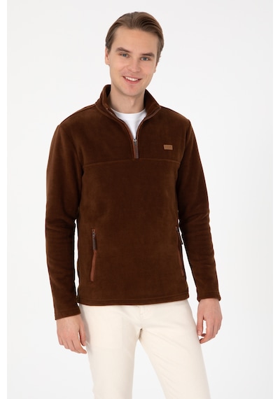 U.s. Polo Assn. Erkek Kahverengi Sweatshirt 50315925-vr029 Kahverengı