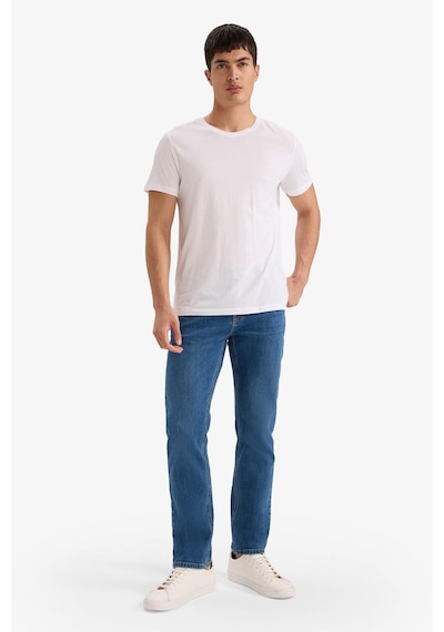 Defacto Sergio Regular Fit Normal Bel Boru Paça Jean Pantolon A6948ax26spnm28 Mavi-nm28