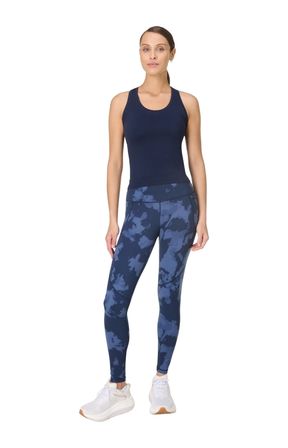 Sweaty Betty Sweaty Betty Athlete Crop Seamless Workout Kadın Mavi Tişört 1085 Lacivert
