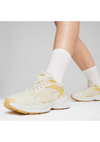 Puma Velophasis Jelly Glitter Kadın Spor Ayakkabı Beyaz - Altın