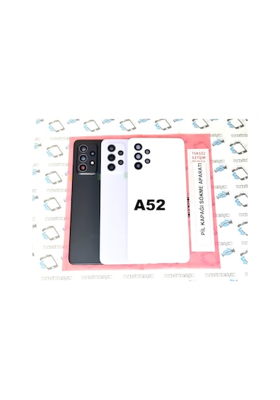 Samsung Galaxy Uyumlu A52 A525 Arka Pil Batarya Kapağı (Lensli