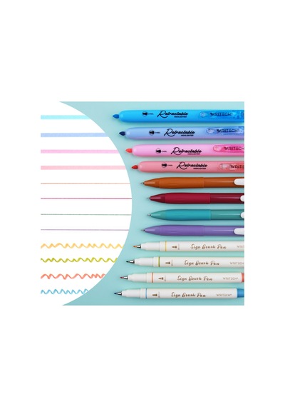 Writech W-jk02 Mild Günlük Seri Kalem Seti - 12'li Set Diğer