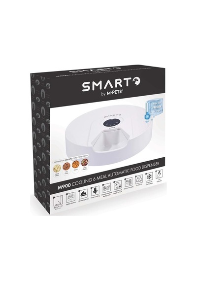 M-pets Samrto M900 Soğutuculu Otomatik Mama Kabı 6 Bölmeli