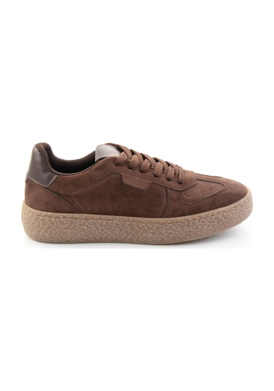 Bambi Kahve Süet Kadın Sneaker K01791074372