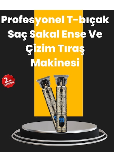 0.1 Mm Hassas Kesim Tıraş Makinesi Şarjlı Metal Gövde