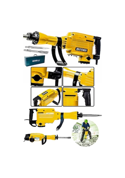 Steiner Alman Profesyonel 5200 Watt 16 Kg 58 J Kırıcı Delici Hilt
